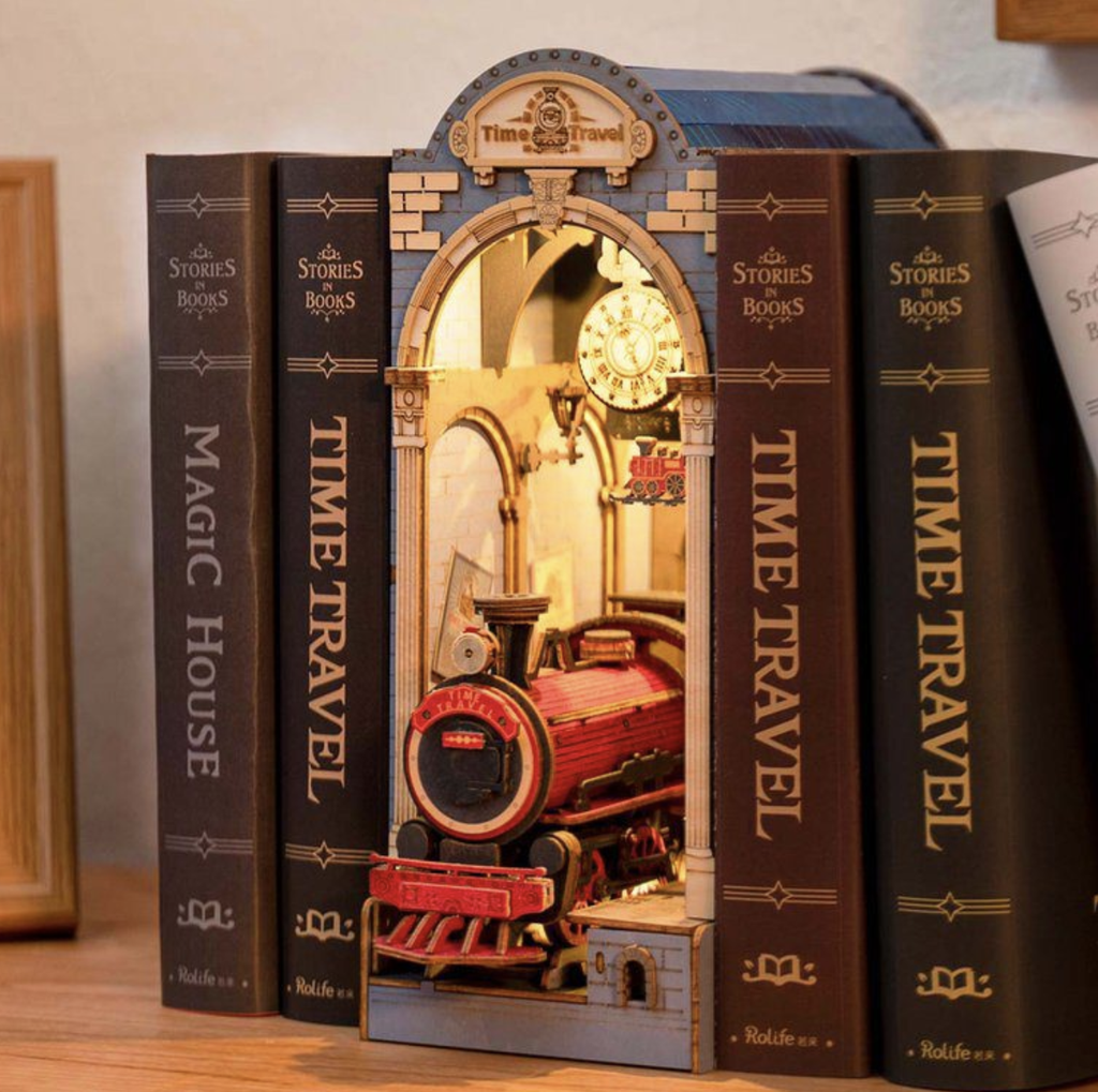 Mô hình gỗ lắp ráp 3D Time Travel (Quyển Sách Du Hành Thời Gian) (Mixed Color) - Robotime - TGB04 – WP256