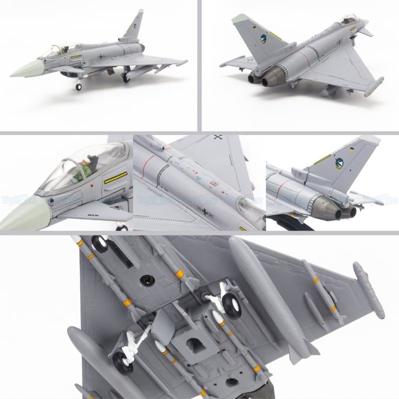 Mô hình máy bay chiến đấu EF2000 Eurofighter Typhoon 1:100 AmerCom