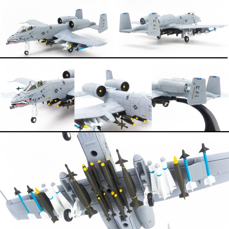 Mô hình máy bay chiến đấu A-10 Thunderbolt II Fairchild Republic USA 1:100 Amer