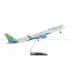  Mô hình máy bay Airbus Bamboo Airways 47cm lắp ráp có đèn Everfly 