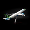  Mô hình máy bay Airbus Bamboo Airways 47cm lắp ráp có đèn Everfly 