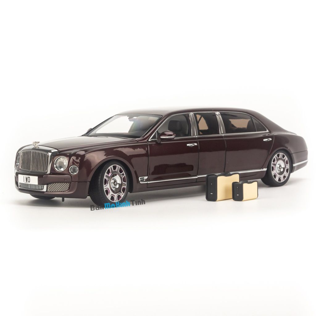 Mô hình xe Bentley Mulsanne Grand Limousine by Mulliner 1:18 Almost Real