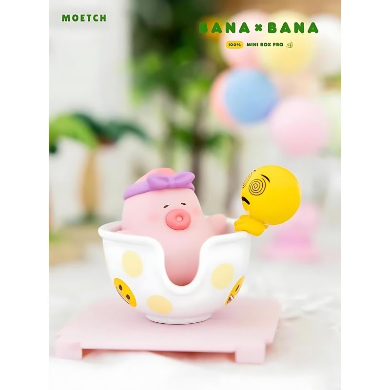 Mô hình đồ chơi Blind box Bana x Bana Emoji Playground Micro Box Pro Series MOETCH