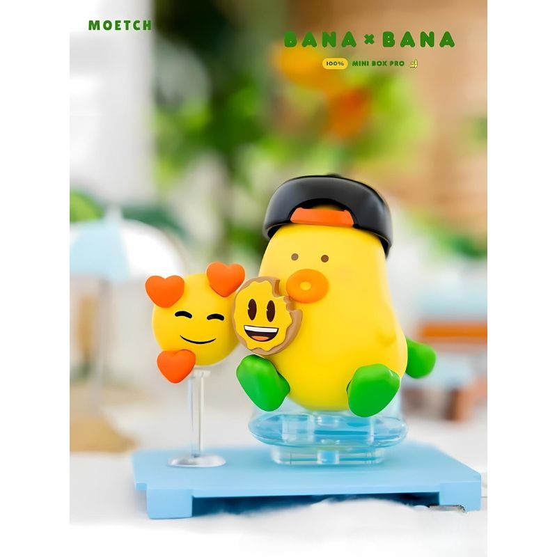 Mô hình đồ chơi Blind box Bana x Bana Emoji Playground Micro Box Pro Series MOETCH