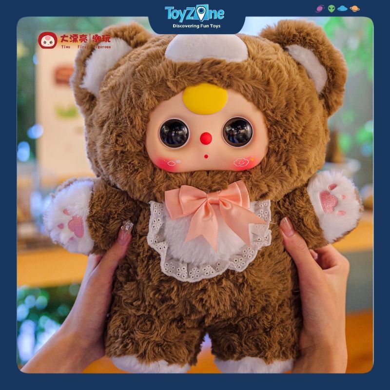 Mô hình Blind Box Gấu bông Baby Three 400% V4 Big Plush Animal CUREPLANETA