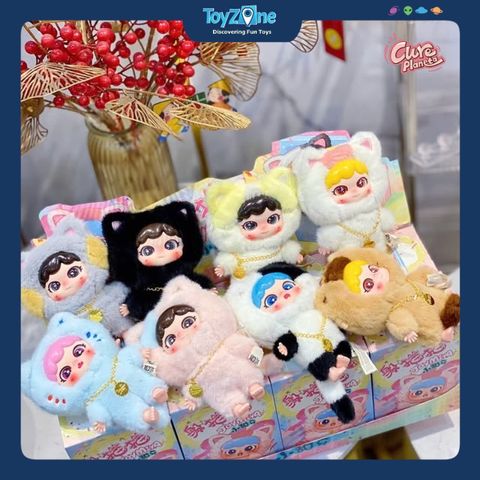 Mô hình Blind Box Móc khóa Gấu bông Joymiya The Little Sweet Tooth Peek A Boo ( Trốn Tìm ) CUREPLANETA