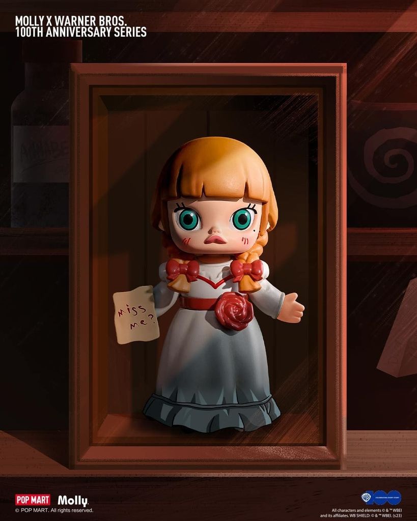 Mô hình đồ chơi Blind box Molly x Warner Bros.100th Anniversary Series (Phiên Bản Kỷ Niệm 100 Năm Warner Bros) POP MART