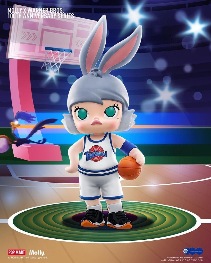 Mô hình đồ chơi Blind box Molly x Warner Bros.100th Anniversary Series (Phiên Bản Kỷ Niệm 100 Năm Warner Bros) POP MART