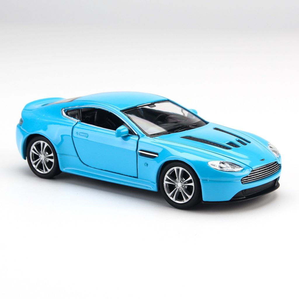 Mô hình xe Aston Martin V12 Vantage Blue 1:36 Welly - 43624