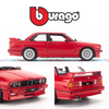 Mô hình xe BMW M3 E30 1988 1:24 Bburago