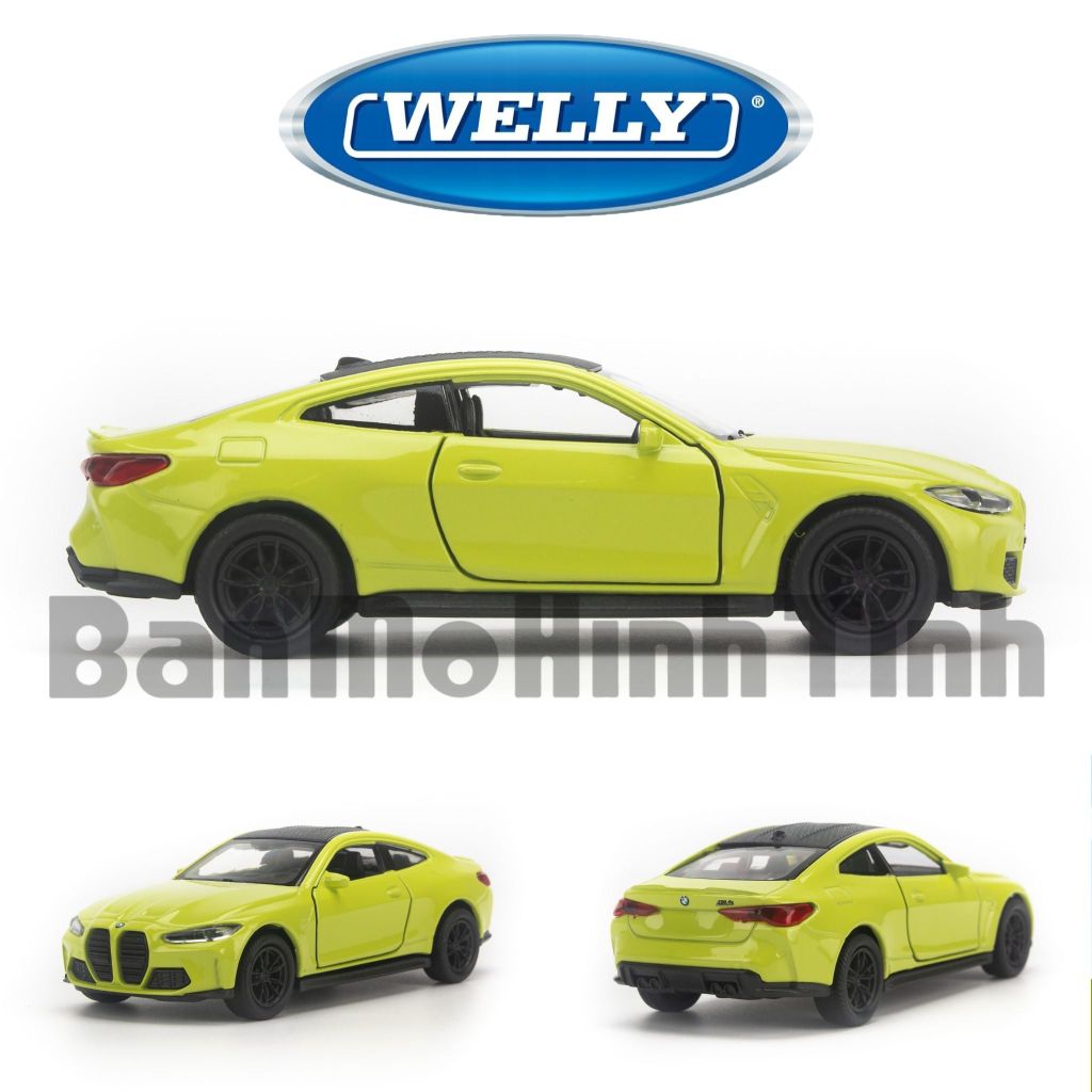 Mô hình xe BMW M4 2021 1:36 Welly