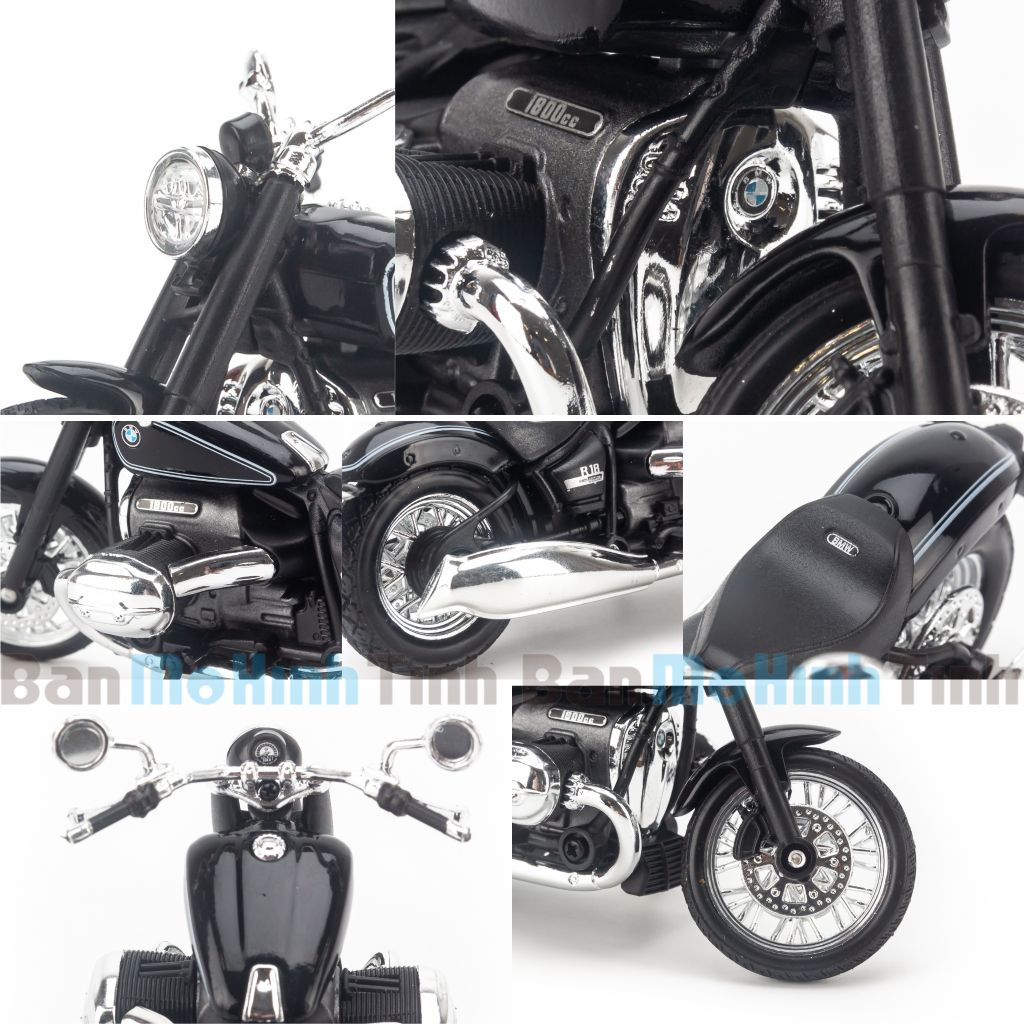  Mô hình xe mô tô BMW R18 2020 1:18 Welly 12859 