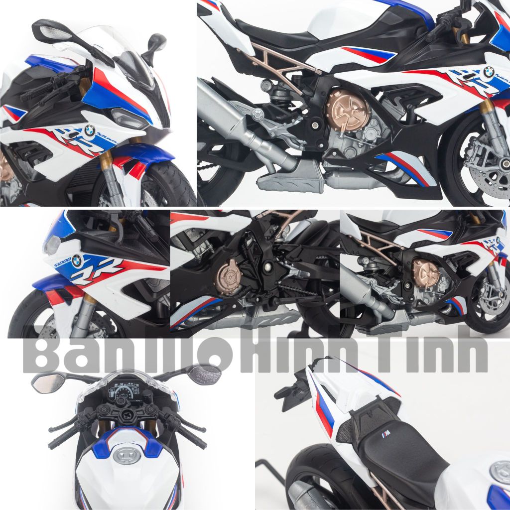 Mô hình xe BMW S1000RR 2021 1:12 Welly