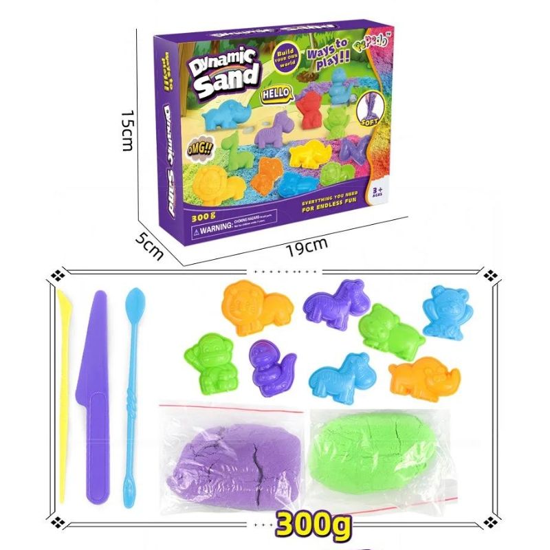 Bộ đồ chơi Cát động lực 300 gram Pepedo