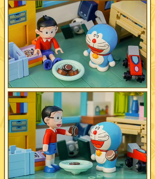 Bộ đồ chơi lắp ráp mô hình Doraemon Keeppley