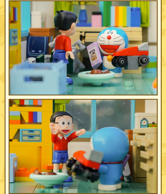 Bộ đồ chơi lắp ráp mô hình Doraemon Keeppley