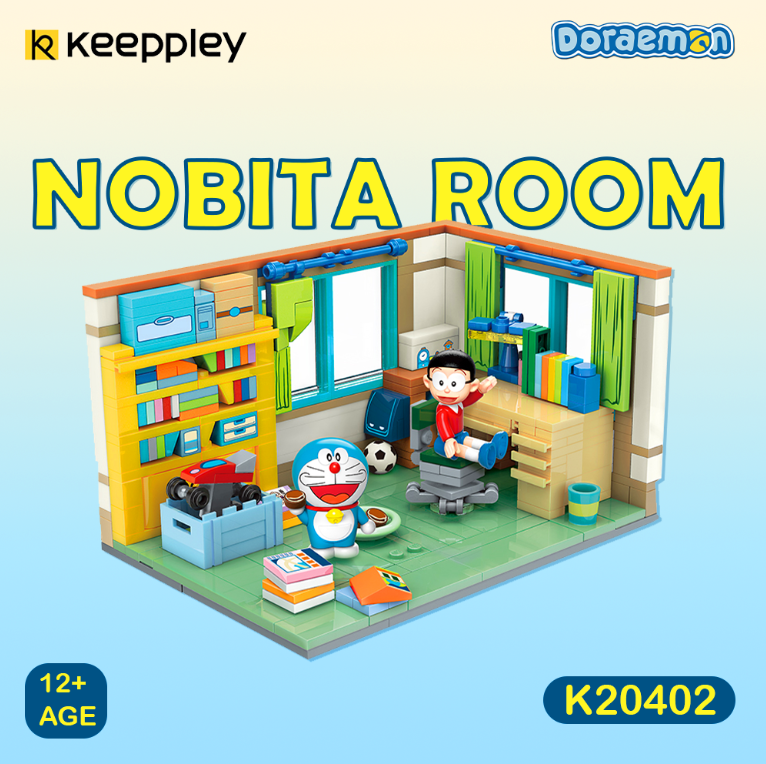 Bộ đồ chơi lắp ráp mô hình Doraemon Keeppley