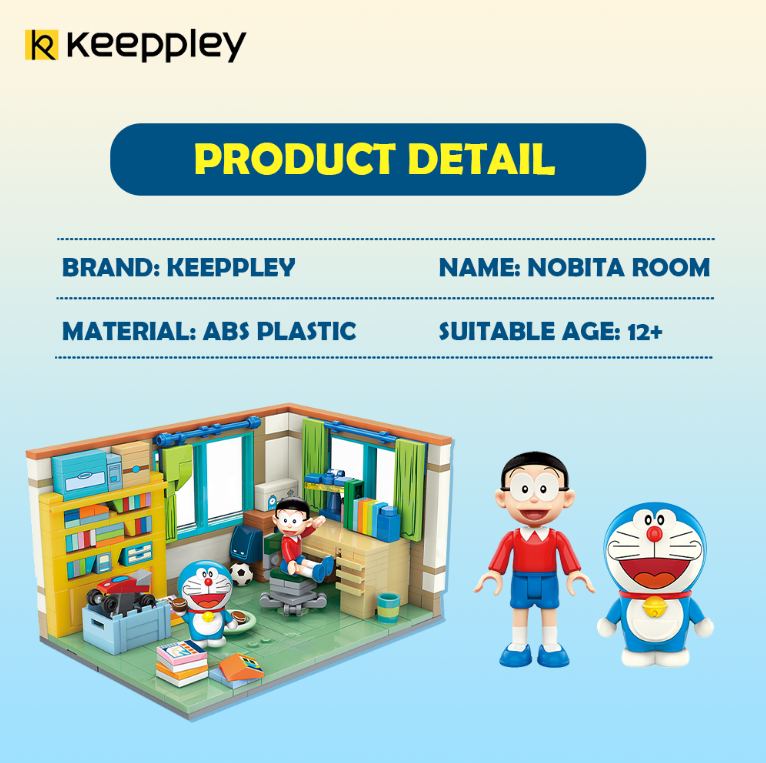 Bộ đồ chơi lắp ráp mô hình Doraemon Keeppley