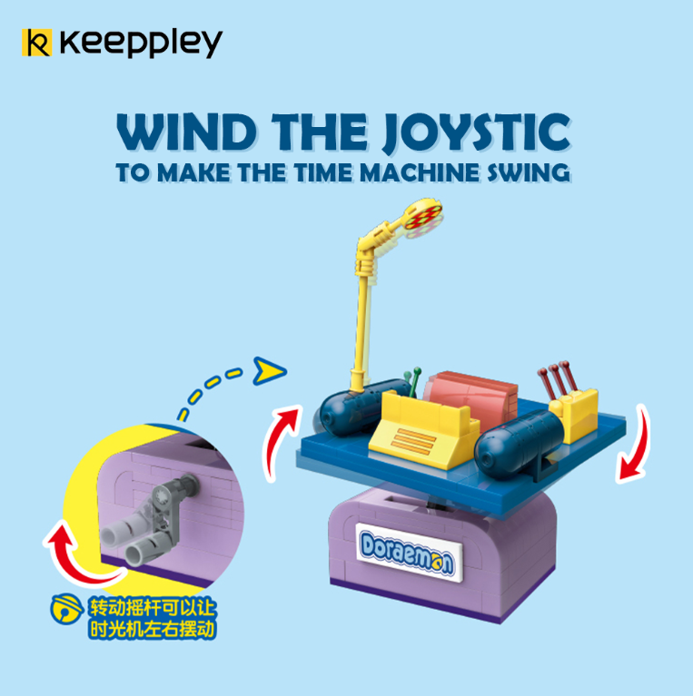 Bộ đồ chơi lắp ráp mô hình Doraemon Keeppley