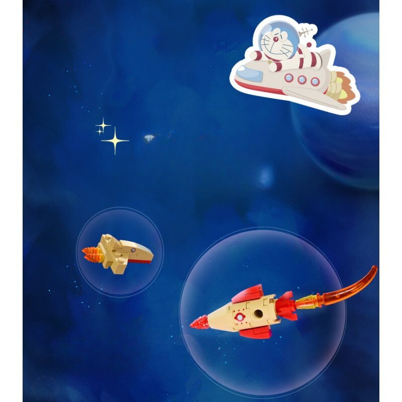 Bộ đồ chơi lắp ráp mô hình Doraemon Keeppley