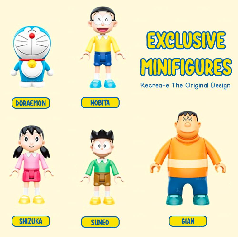 Bộ đồ chơi lắp ráp mô hình Doraemon Keeppley