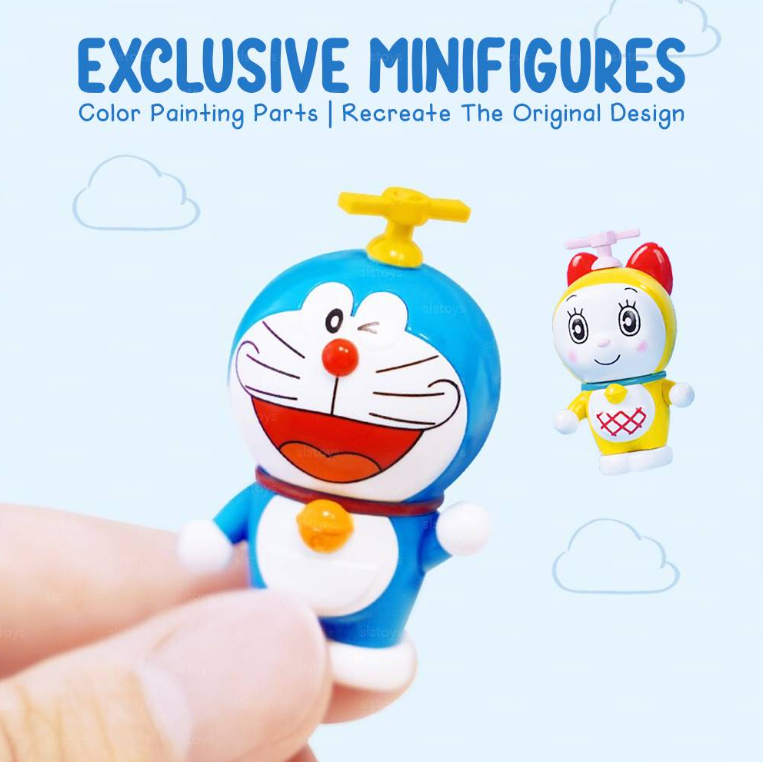 Bộ đồ chơi lắp ráp mô hình Doraemon Keeppley