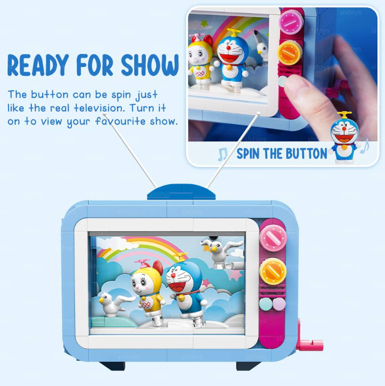 Bộ đồ chơi lắp ráp mô hình Doraemon Keeppley