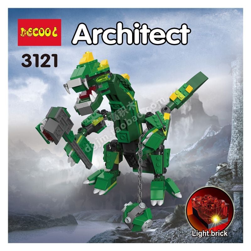 Bộ đồ chơi lắp ráp mô hình Rồng Thần DECOOL