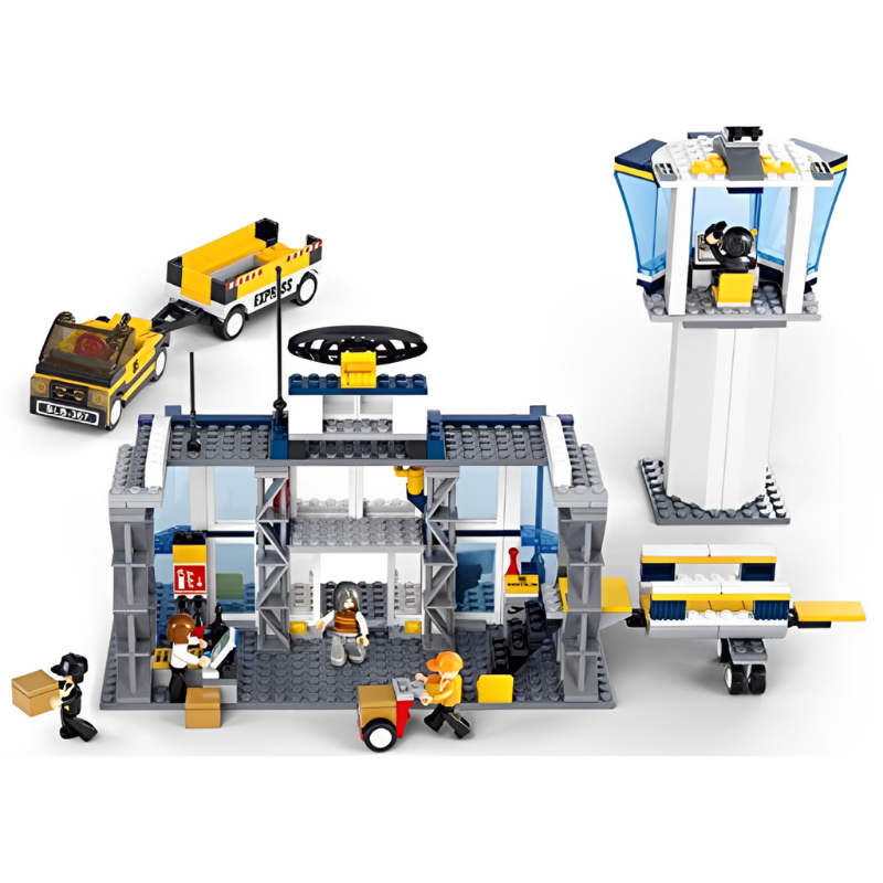 Bộ đồ chơi lắp ráp Mô hình Sân Bay SLUBAN