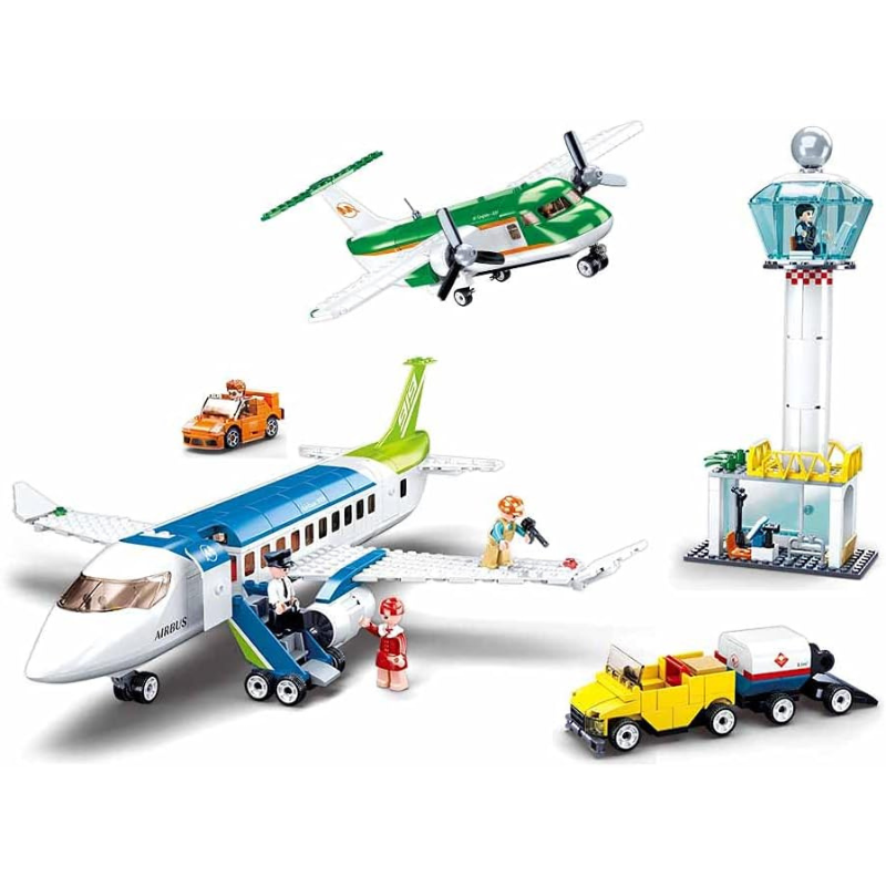 Bộ đồ chơi lắp ráp Mô hình Sân Bay SLUBAN