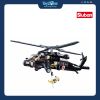 Bộ đồ chơi mô hình lắp ráp Máy bay trực thăng Diều hâu đen Sluban