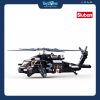 Bộ đồ chơi mô hình lắp ráp Máy bay trực thăng Diều hâu đen Sluban