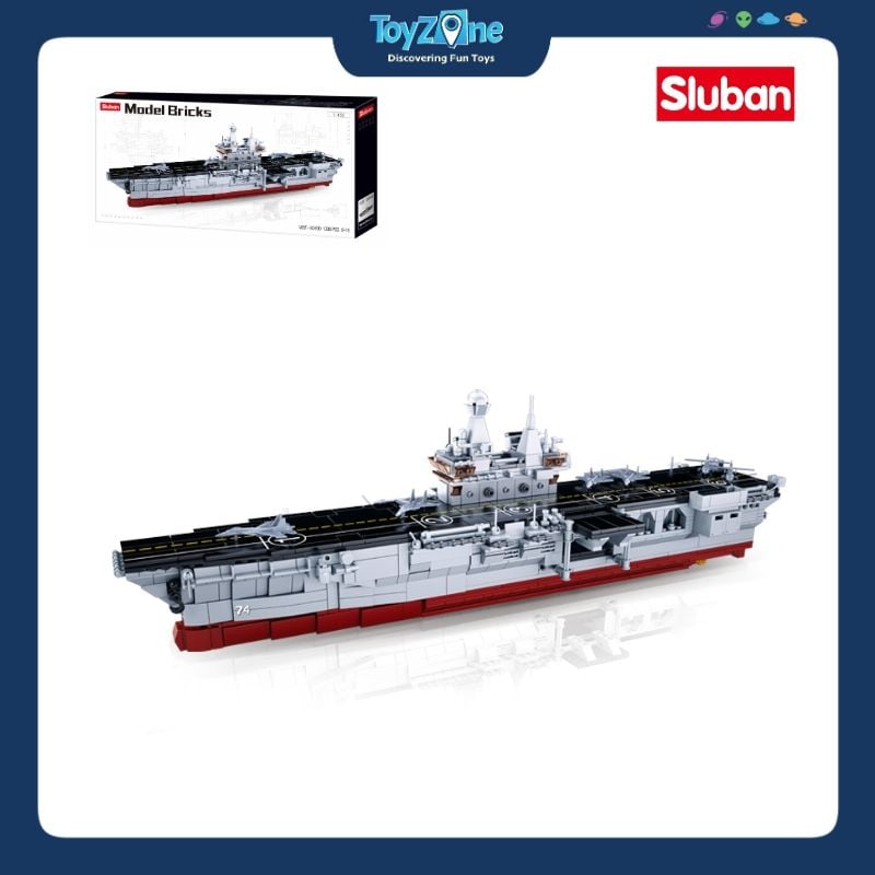 Bộ đồ chơi mô hình lắp ráp Tàu tấn công đổ bộ Sluban