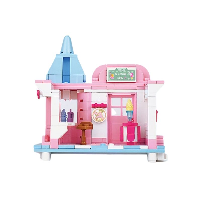  Bộ đồ chơi mô hình lắp ráp Tiệm Kem My Melody Keeppley 