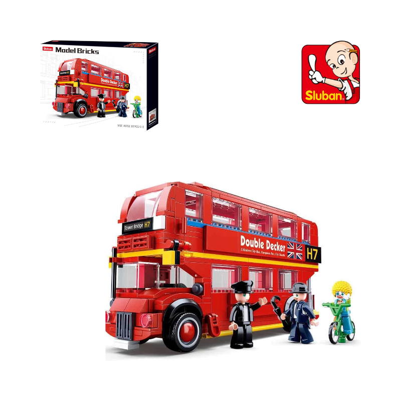  Bộ đồ chơi mô hình lắp ráp Xe Bus London Sluban 