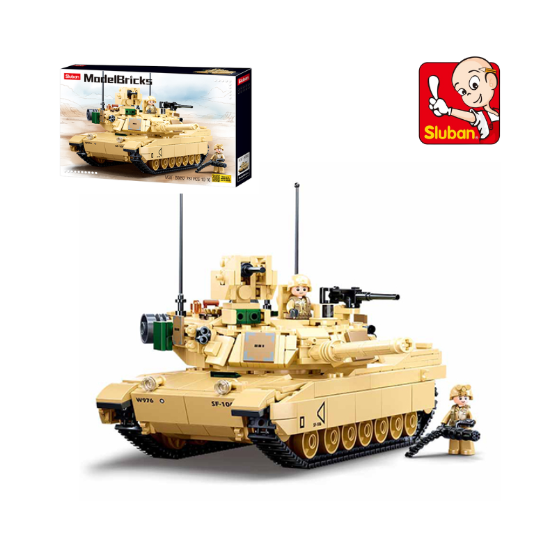  Bộ đồ chơi mô hình lắp ráp xe tăng M1A2 SEP V2 Abrams Sluban 