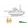  Bộ đồ chơi mô hình lắp ráp xe tăng M1A2 SEP V2 Abrams Sluban 