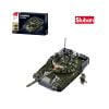 Bộ đồ chơi mô hình lắp ráp Xe tăng T-80BVMS 2in1 1:35 Sluban