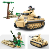  Bộ đồ chơi mô hình lắp ráp Xe tăng thiết giáp Panzer Tank Sluban 