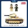 Bộ đồ chơi mô hình lắp ráp Xe tăng thiết giáp Panzer Tank Sluban