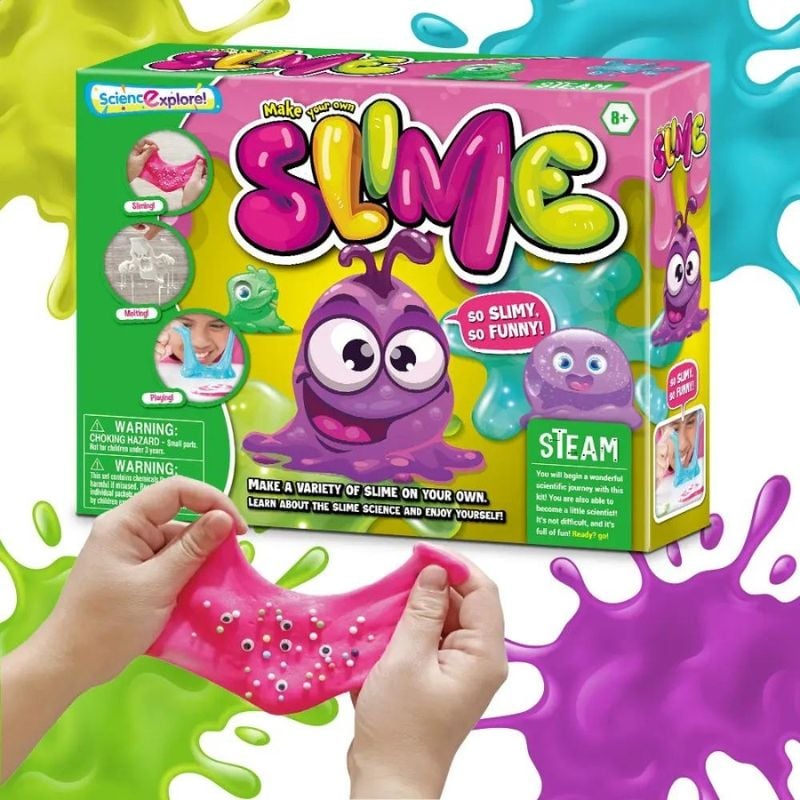Bộ đồ chơi Slime Pha Lê Bóng Ma Huyền Bí Phát Sáng T3502