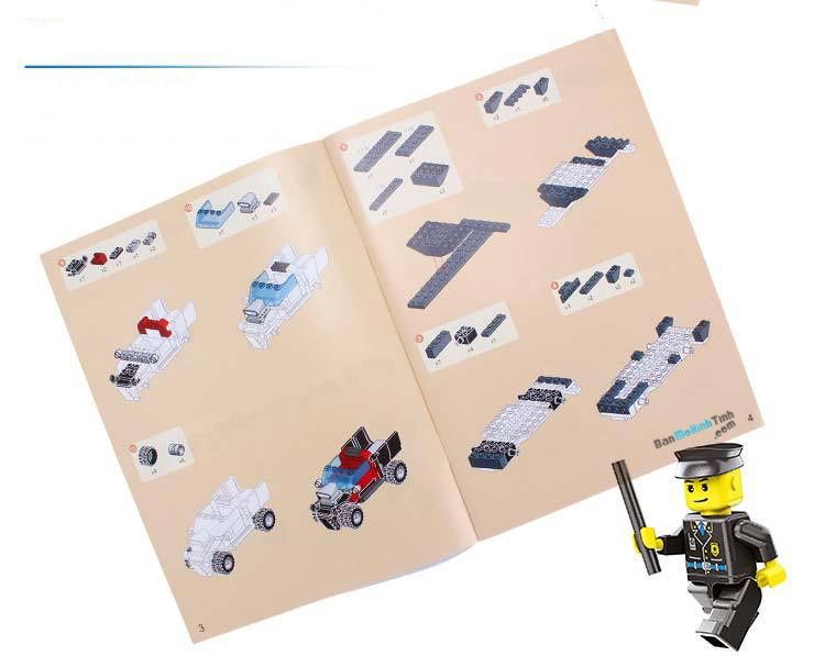 Bộ đồ chơi lắp ráp mô hình Cảnh Sát Wange