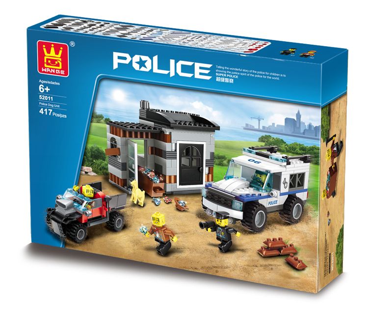 Bộ đồ chơi lắp ráp mô hình Cảnh Sát Wange