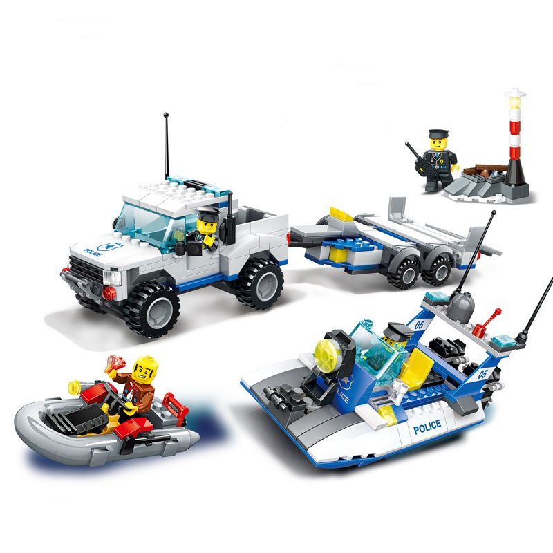 Bộ đồ chơi lắp ráp mô hình Cảnh Sát Wange