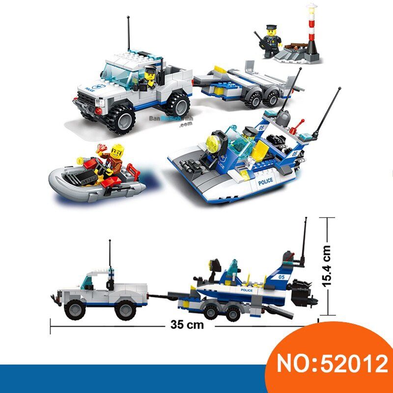 Bộ đồ chơi lắp ráp mô hình Cảnh Sát Wange