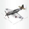 Bộ đồ chơi mô hình lắp ráp Máy bay tiêm kích P-51 Mustang Fighter Wange