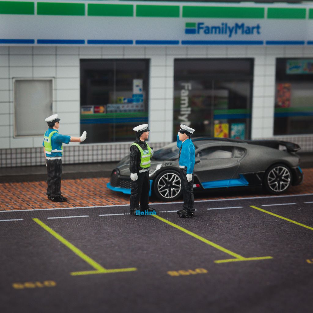  Bộ Mô hình Figure cảnh sát 1:64 