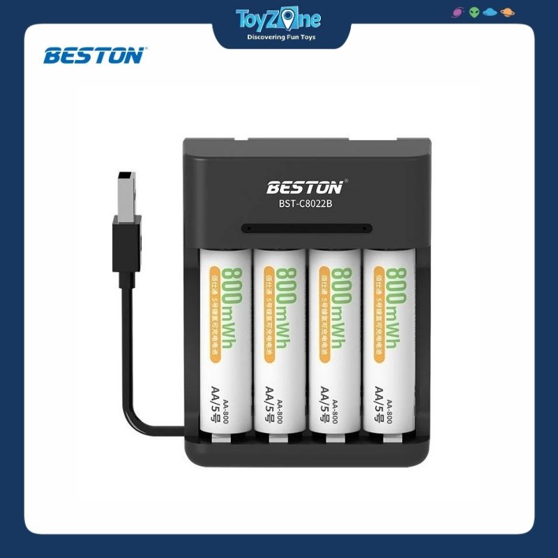 Bộ sạc pin 4 khe BST-C8022B BESTON