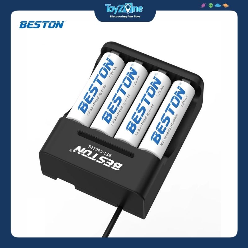 Bộ sạc pin 4 khe BST-C8022B BESTON