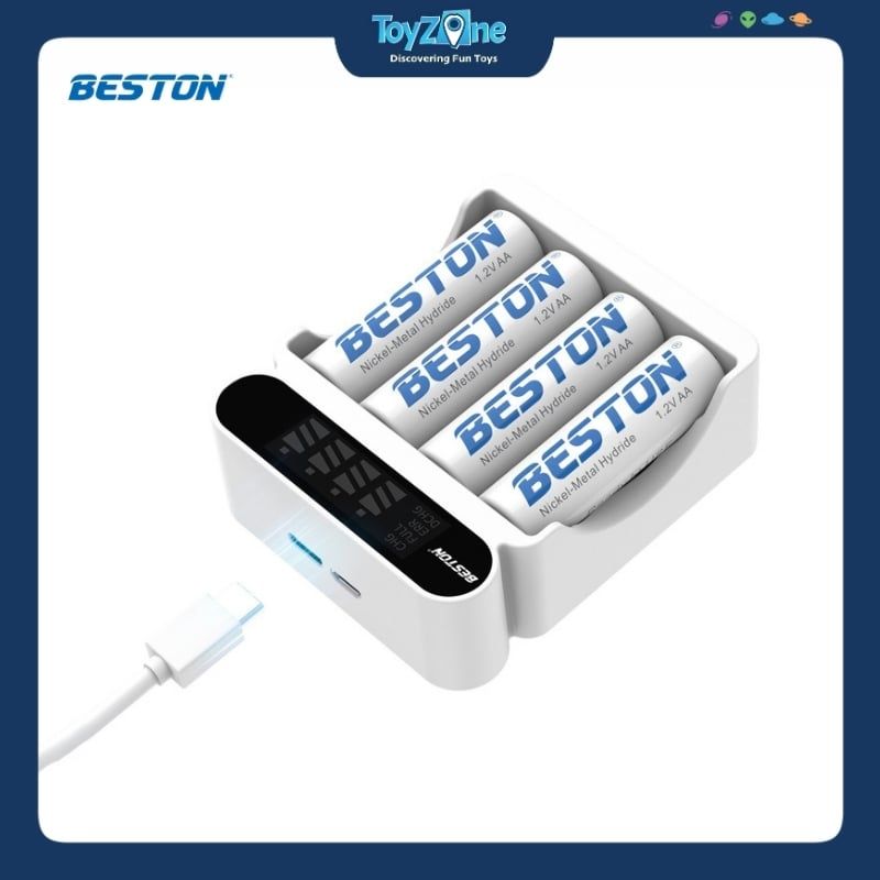 Bộ sạc pin 4 khe BST-C9023L BESTON